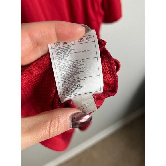 Nike Sphere Red Polo Shirt Short Sleeve Dri-FIT Activewear Golf Top Size XXL Men - Picture 5 of 5